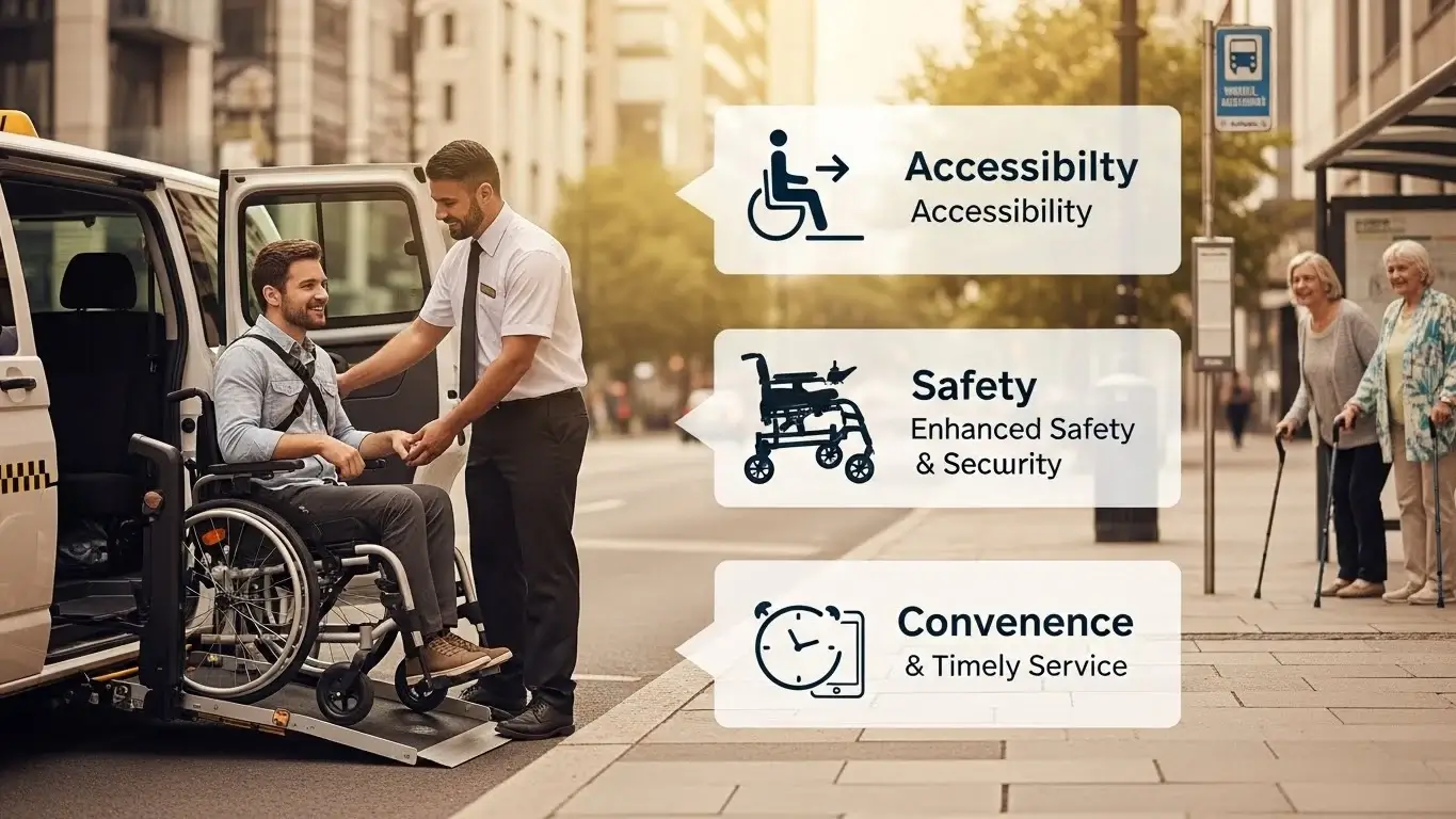 Wheelchair accessible taxi Perth — Five Star Maxi Cab